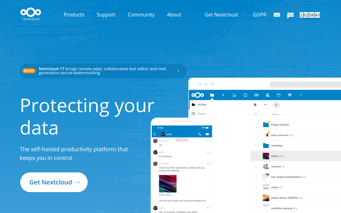 Nextcloud File Share and Collaboration Platform