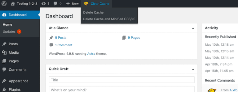 How to Clear WordPress Cache (Tutorial + Plugins) | WP Buffs - Charlies ...