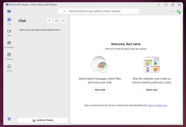 Installing Microsoft Teams, Slack, and Discord on Linux Desktop